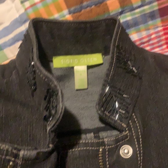 Sigrid Olsen denim jacket - Picture 6 of 8